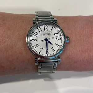 Coach stainless steel watch
